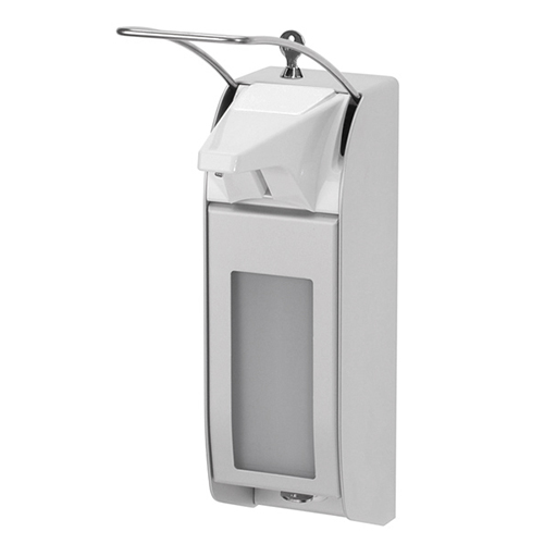 Dispenser sapun lichid / dezinfectant Ingo-Man ELSV cu levier lung, 1000 ml, aluminiu - OpHardt