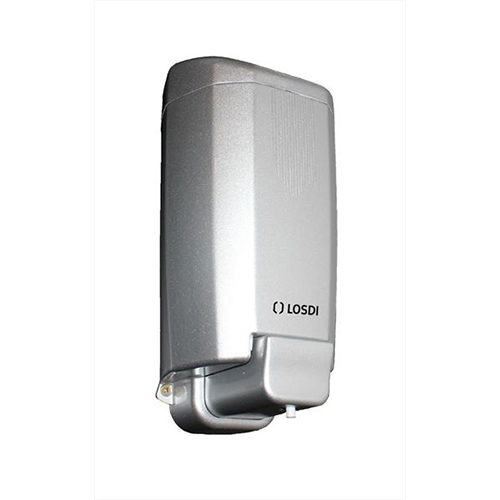 Dispenser sapun lichid / dezinfectant, reincarcabil, 1000 ml, Losdi, alb argintiu 