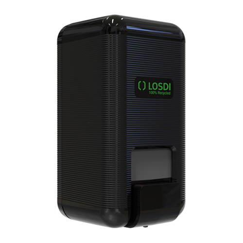 Dispenser sapun lichid / dezinfectant ABS 1000 ml, Losdi, alb negru 