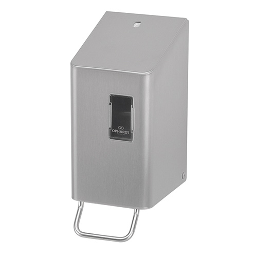 Dispenser sapun lichid / dezinfectant SanTRAL cu levier, 250 ml, inox - OpHardt