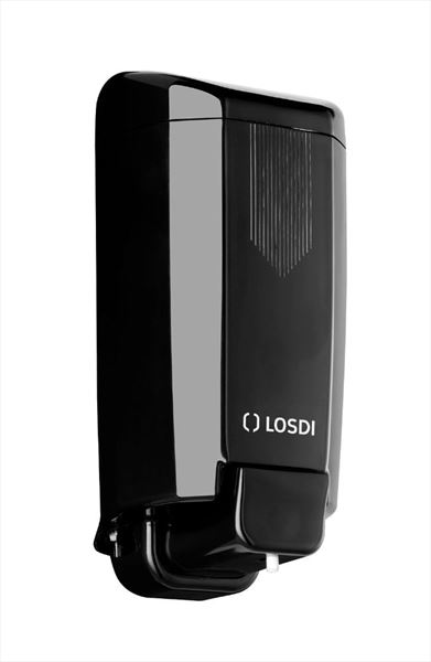 Dispenser sapun lichid / dezinfectant, reincarcabil, 1000 ml, Losdi, alb negru 