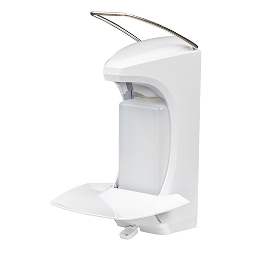 Dispenser sapun lichid / dezinfectant RX 5 M cu tavita 500 ml, plastic - Ophardt, alb