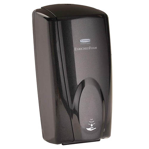 Dispenser sapun spuma AutoFoam cu senzor, 1100 ml/gri, Rubbermaid, alb-gri negru 