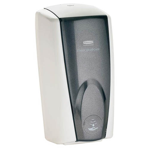 Dispenser sapun spuma AutoFoam cu senzor, 1100 ml/gri, Rubbermaid, alb-gri