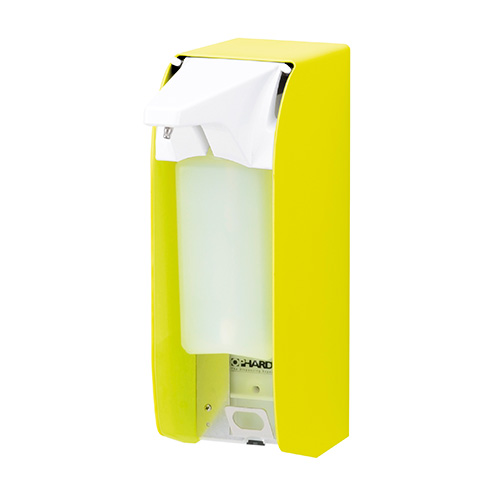 Dispenser sapun lichid / dezinfectant Touchless XT Hi-Vis cu senzor, 500 ml, aluminiu - OpHardt, galben