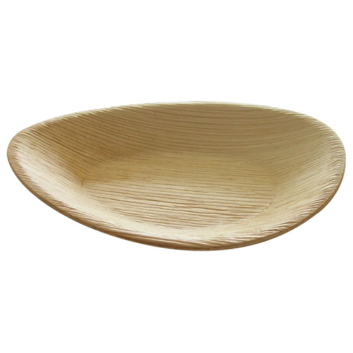 Farfurie biodegradabila din frunza de palmier Raaga, ovala, S, Abena
