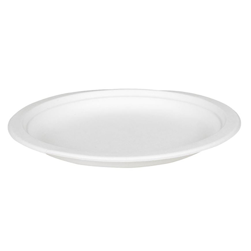Farfurie biodegradabila din trestie de zahar, Ø23cm, Abena