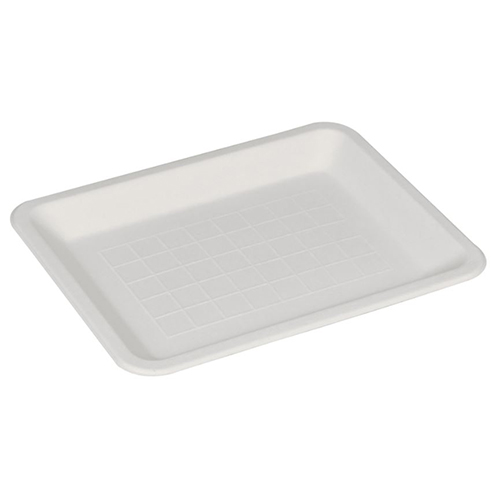 Farfurie biodegradabila din trestie de zahar, rectangulara, Abena