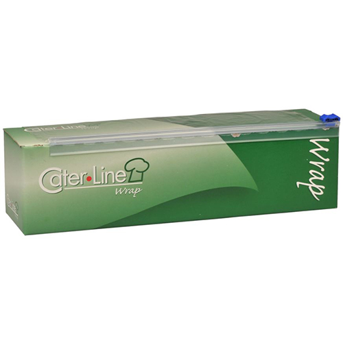 Folie strech alimentara in cutie cu dispozitiv de taiere 30 x 300 m, Abena