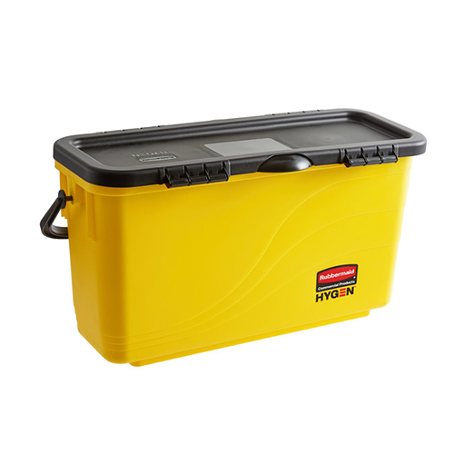 Galeata mopuri plate  Hygen cu sita, galbena, Rubbermaid