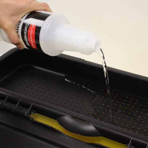 Galeata mopuri plate Hygen cu sita, galbena, Rubbermaid