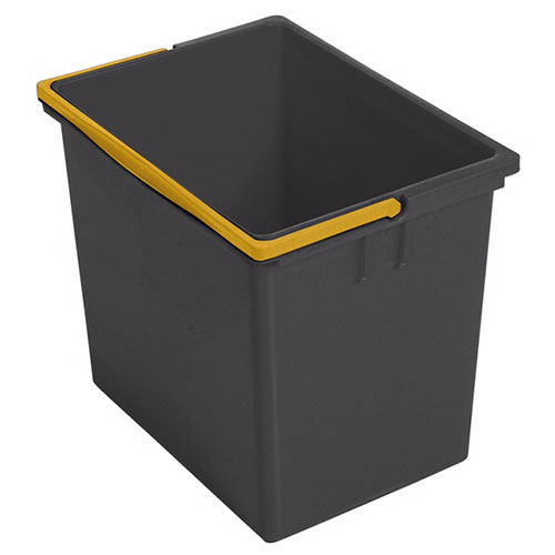 Galeata rectangulara 17 L, Vermop, antracit galben 