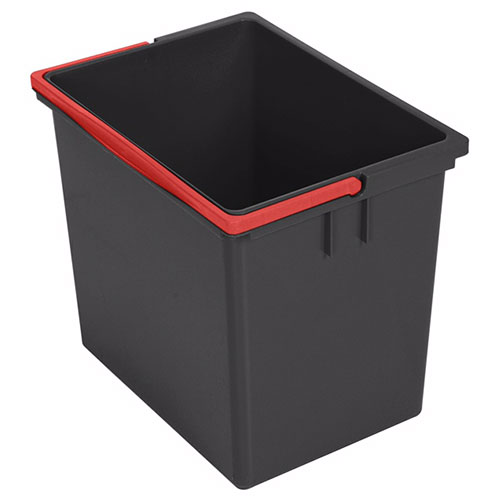 Galeata rectangulara 17 L, Vermop, antracit rosu 