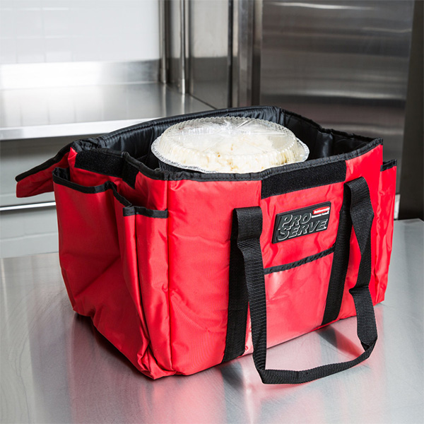 Geanta termoizolanta transport alimente, rosie, Rubbermaid