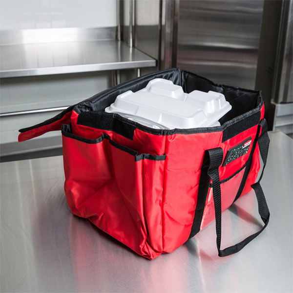 Geanta termoizolanta transport alimente, rosie, Rubbermaid