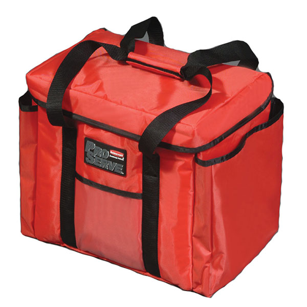 Geanta termoizolanta transport alimente, rosie, Rubbermaid