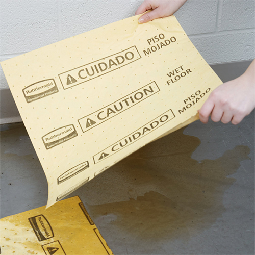 Kit semne avertizare absorbante, Rubbermaid