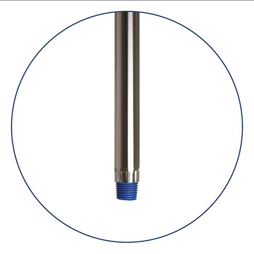 Maner inox, Ø22 mm, 1300 mm, albastru, Detectamet