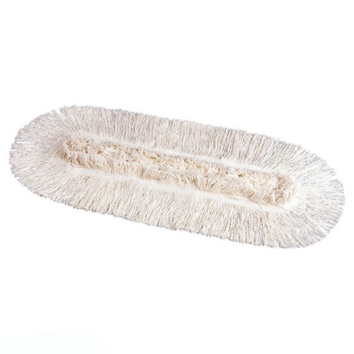 Mop plat Damp Basic cu buzunar 80 cm, alb, Vermop