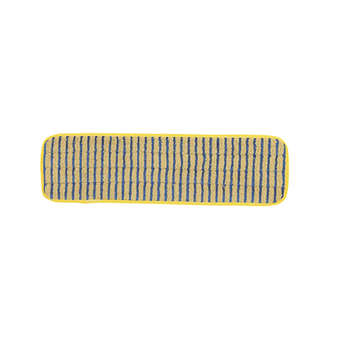 Mop plat Hygen microfibra 40 cm, galben/albastru, Rubbermaid