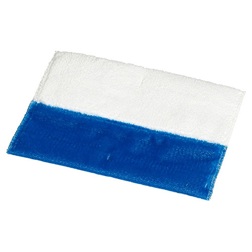 Mop plat Twix abraziv 30 cm, alb/ Vermop, albastru