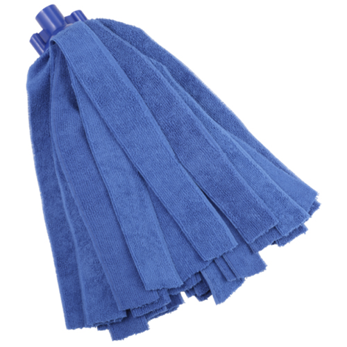 Mop franjurat din microfibra Stripe, 200 g -  Vikan albastru 