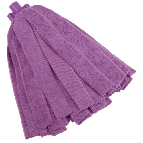 Mop franjurat din microfibra Stripe, 200 g -  Vikan violet 