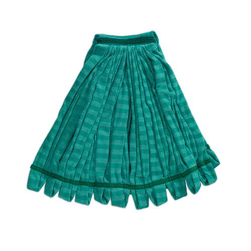 Mop Web Foot Tube microfibra, verde, Rubbermaid