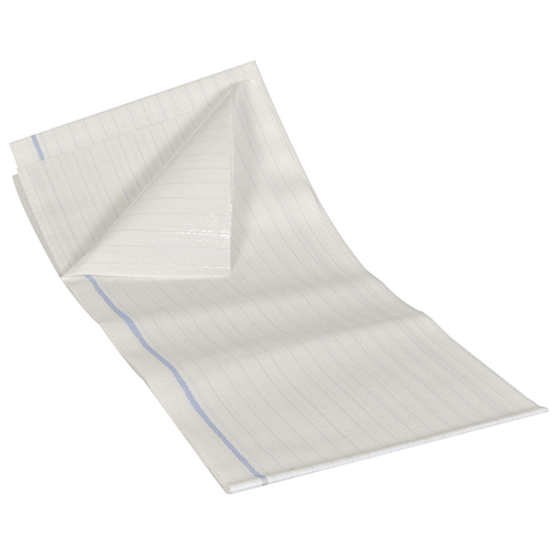 Protectie pat unica folosinta cu dungi, 80x210 cm, Abri-Bed Basic Plus, Abena
