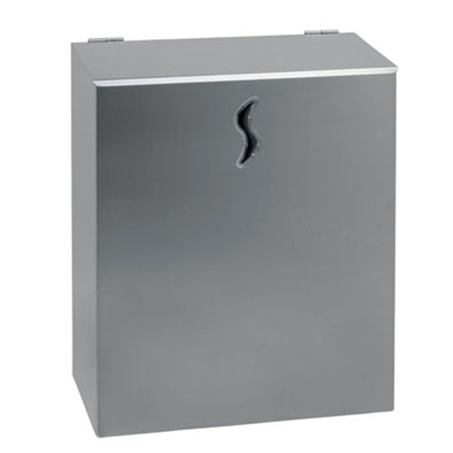 Cos de gunoi 10L Brinox, satinat, Medial International