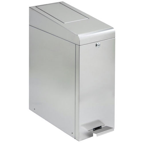 Cos de gunoi cu push si pedala 30 L Brinox, satinat, Medial International
