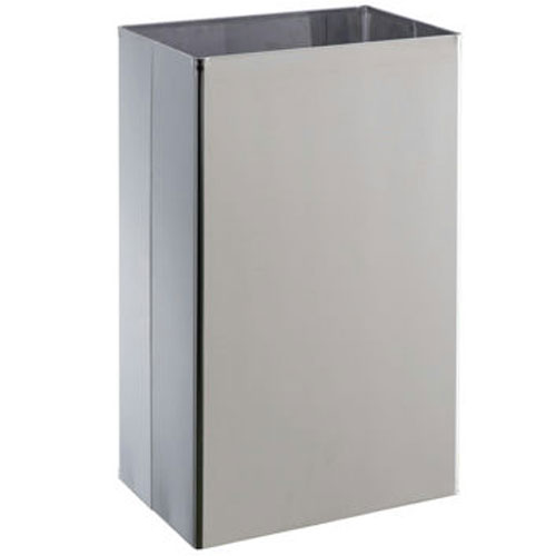 Cos de gunoi fara capac 25 L inox AISI 304, Bob lucios, Medial International