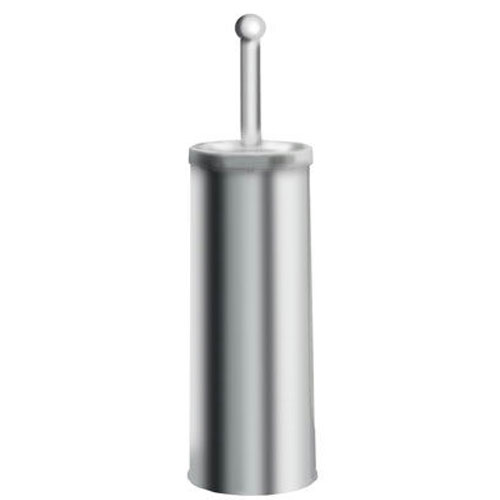 Set perie WC Basic Metal, satinat, Medial International