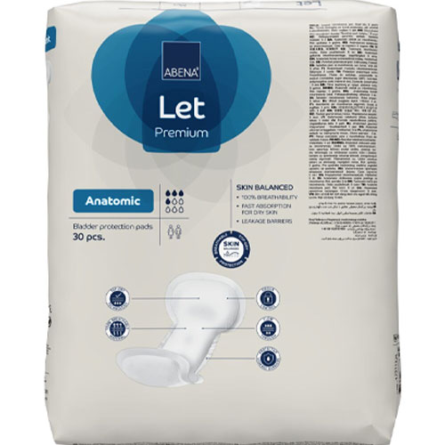 Absorbant, 500 ml, Anatomic, Let, Abena
