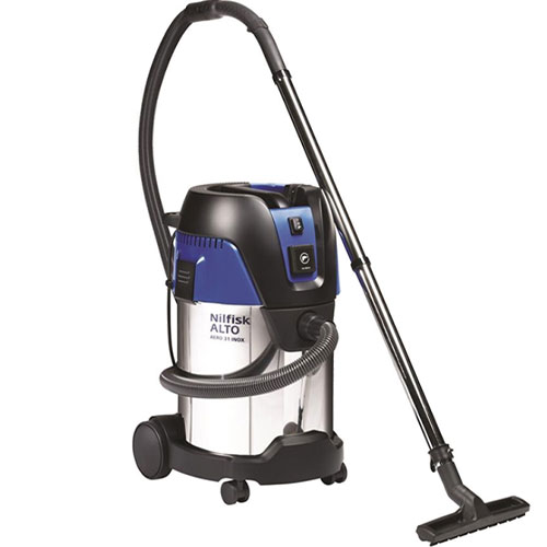 Aero 31-21 Inox - Aspirator umed-uscat, rezervor inox, Nilfisk Alto