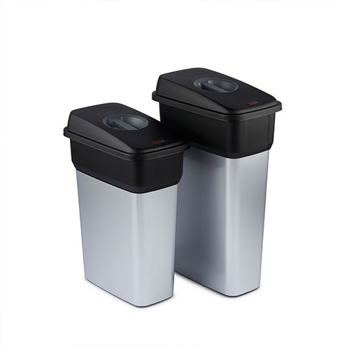 Capac deseuri cu maner pentru container Selecto Premium/Geo 55L/70L, Rothopro, rosu