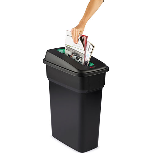 Capac deseuri hartie pentru container Selecto Premium/Geo 55L/70L, Rothopro, rosu