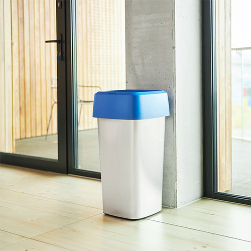 Capac patrat tip palnie pentru container Iris/Modo, Rothopro, gri