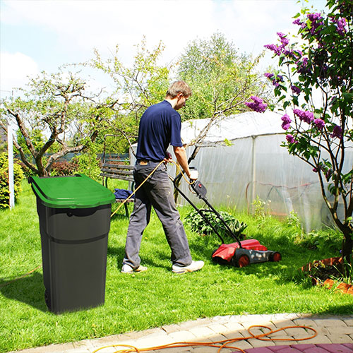 Capac pentru pubela Atlas 100L, Rothopro, albastru