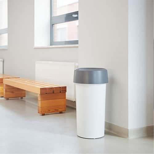 Capac rotund tip palnie pentru container Iris/Modo, Rothopro, galben