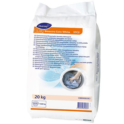 Clax Bioextra Conc White 37C2 - Detergent solid pe baza de oxigen activ, 20 kg, Diversey