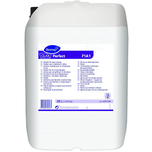 Clax Perfect 71A1 20L - Apret pentru călcare uşoară, can. 20 Kg, Diversey