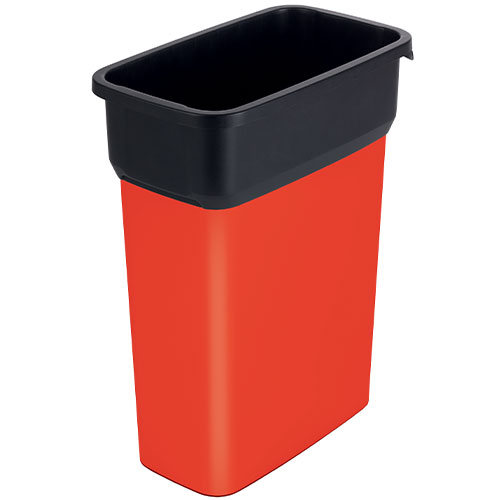 Container mediu colectare selectiva deseuri Selecto Premium 55L, Rothopro, galben rosu 