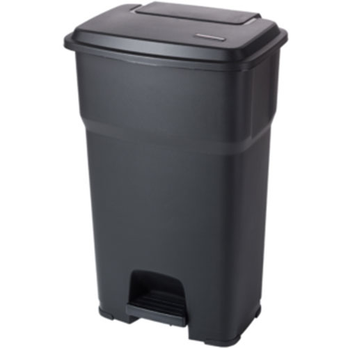 Cos gunoi cu pedala Hera, Rothopro 85L negru 