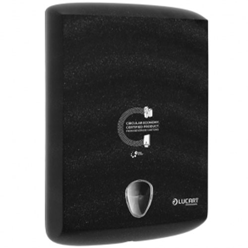 Dispenser prosoape de maini pliate EcoNatural, Lucart negru 
