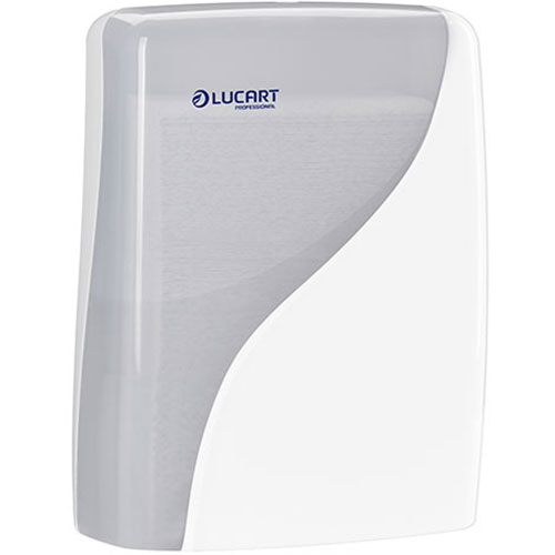 Dispenser prosoape maini pliate Identity, Lucart, alb