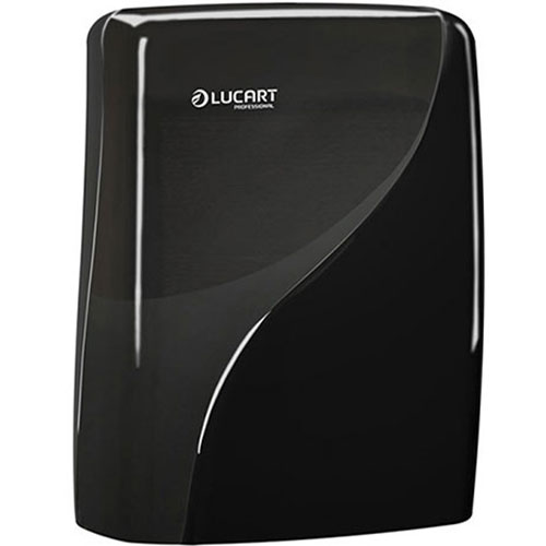 Dispenser prosoape maini pliate Identity, Lucart, alb negru 