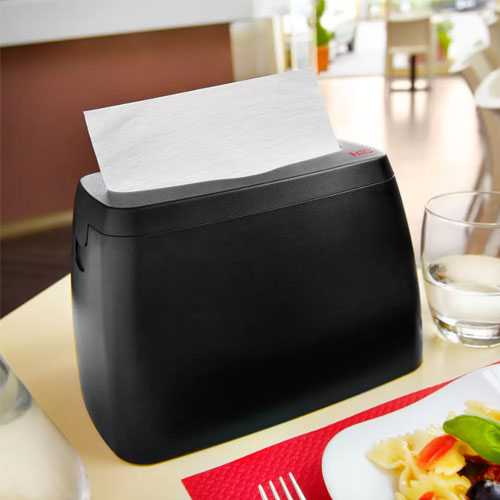 Dispenser servetele de masa 16x24 cm, negru, Fato Nap-By-Nap Table