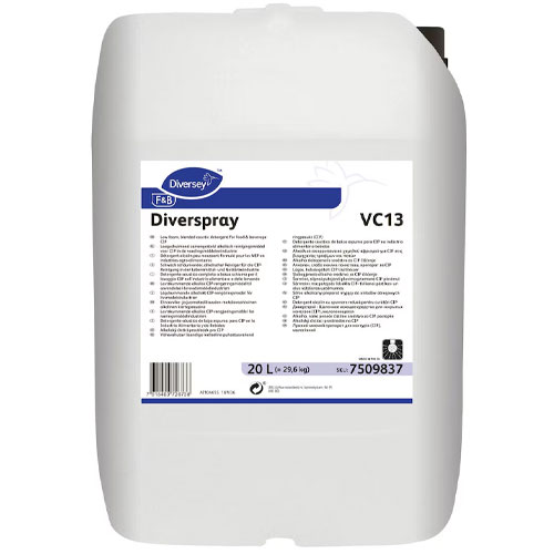 Diverspray VC13 - Detergent alcalin cu spumare redusa, 20L, Diversey