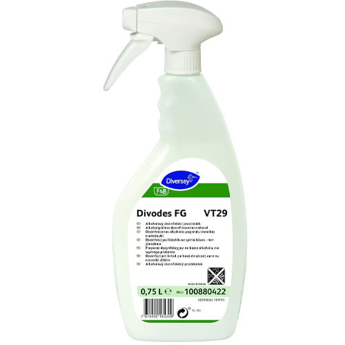 Divodes FG - Dezinfectant pentru suprafete pe baza de alcool, 750ml, Diversey